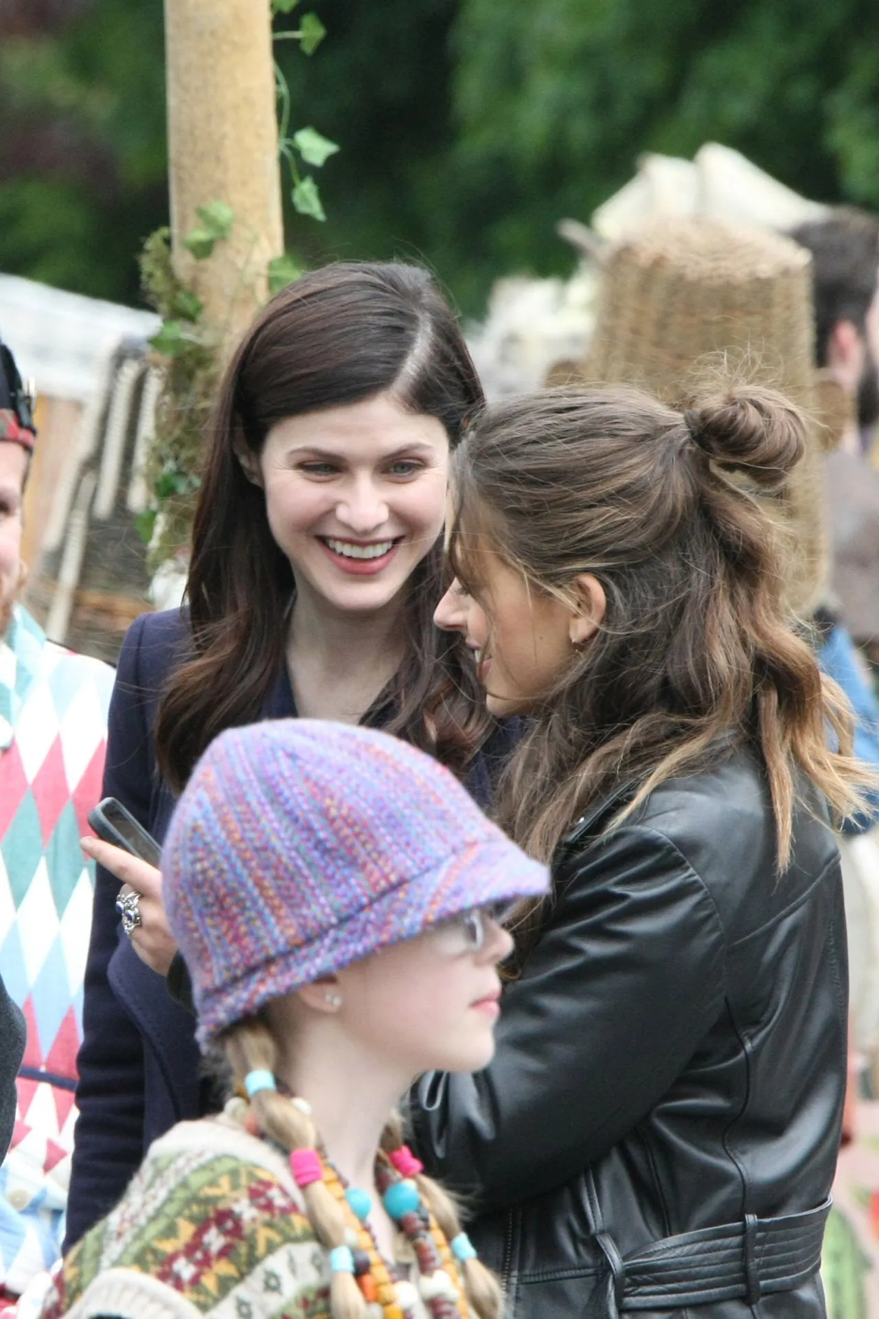 Alexandra Daddario at Mayfair Witches Filming Set in Ireland06